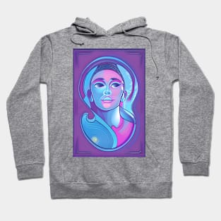 Colorful girl illustration Hoodie